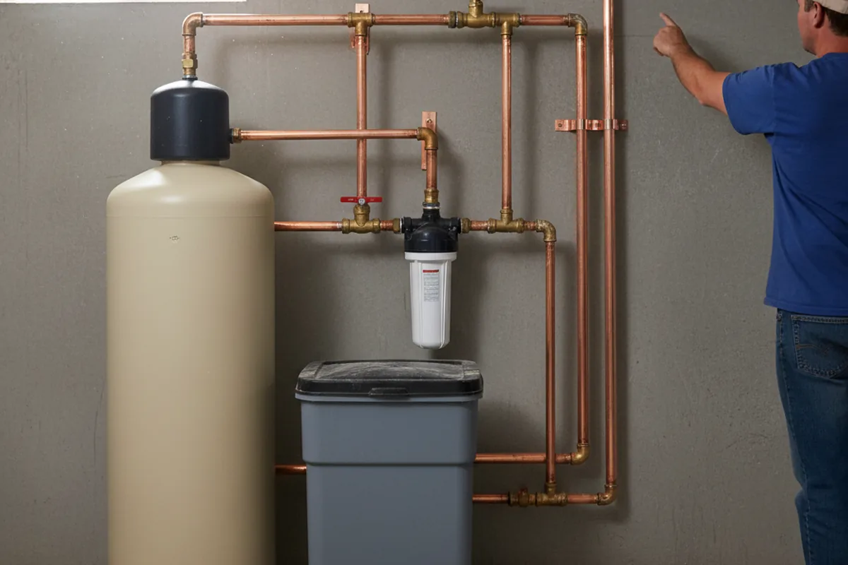 Whole-house water treatment system installed in Eolia